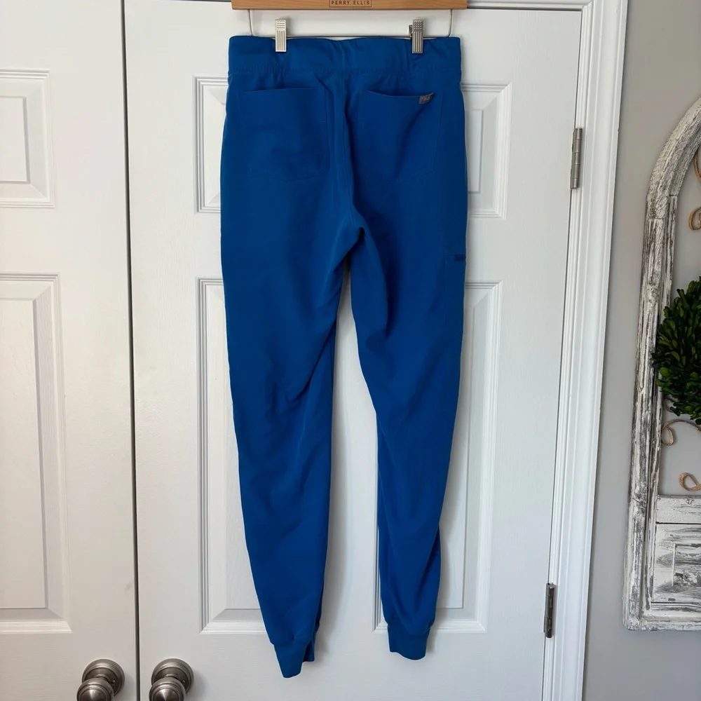 Lot of 3 FIGS Women’s High Waisted Zamora Joggers S/Tall Long Blue Navy Burgundy - Picture 3 of 10